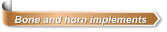 Bone and horn implements
