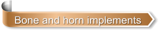 Bone and horn implements